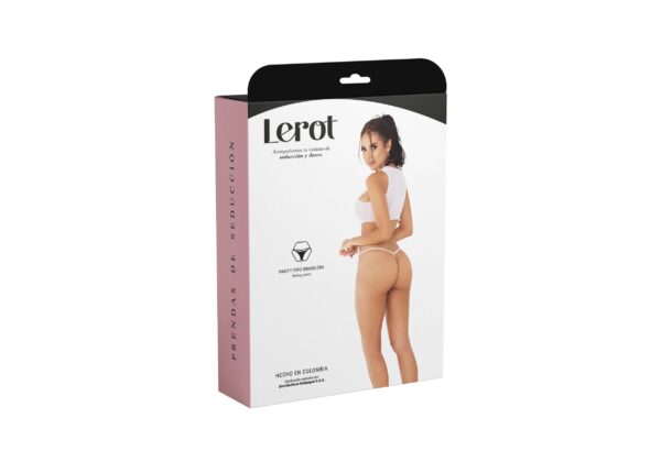 Conjunto Lenceria Julia Lerot Blanco - Imagen 4
