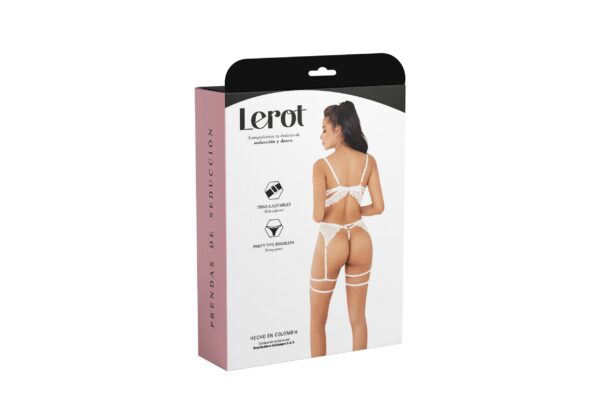 Conjunto Lencería Bella Lerot Marfil - Imagen 4