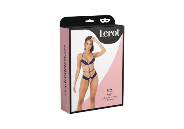 Conjunto Lenceria Rada Lerot Azul - Imagen 3