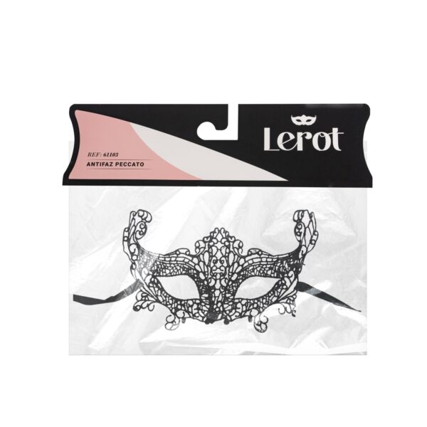 Antifaz Peccato Lerot Negro - Imagen 2